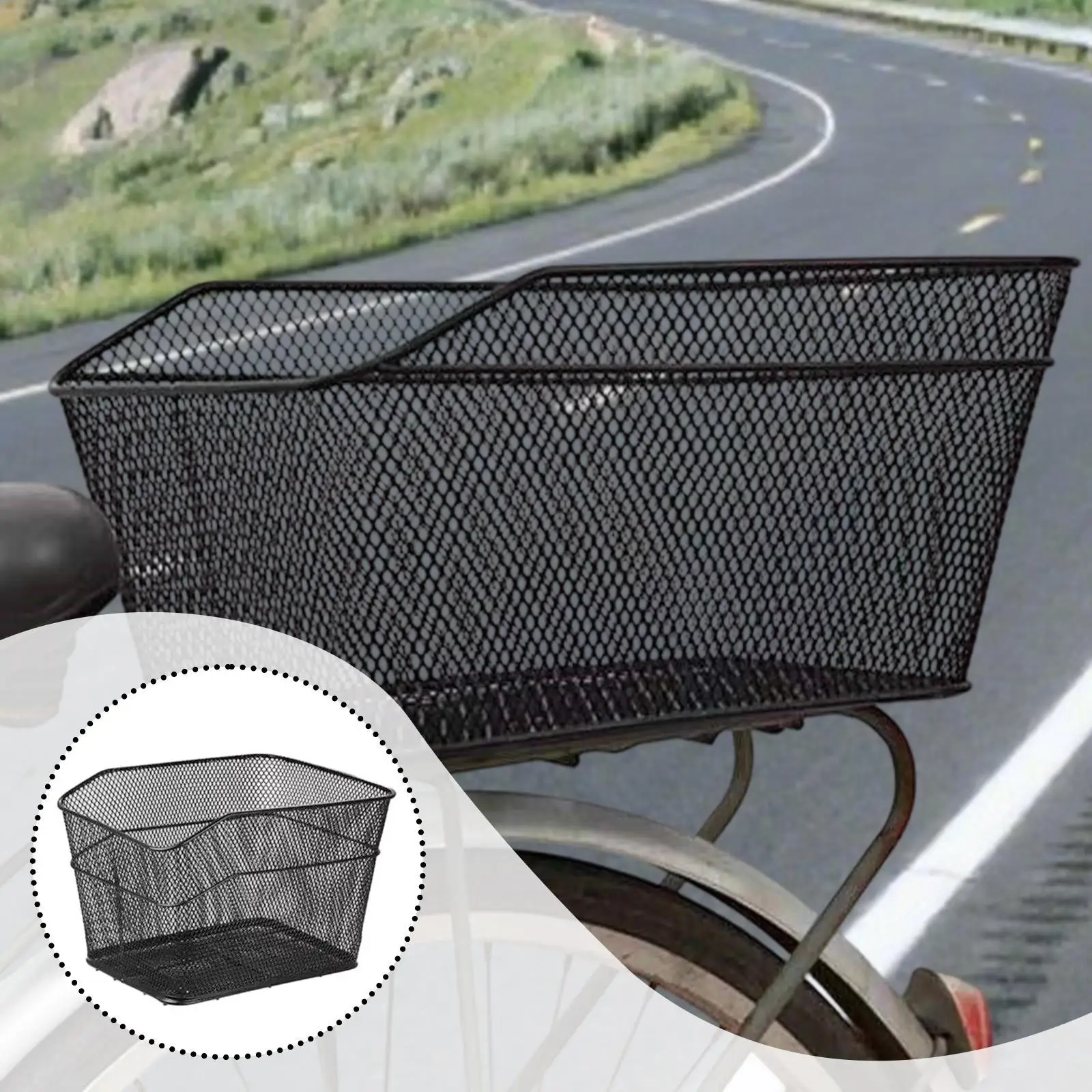 Задняя велосипедная корзина, грузовая корзина, удобные аксессуары для переноски собак, универсальные
Задняя велосипедная корзина, грузовая корзина, удобные аксессуары для переноски собак, универсальные