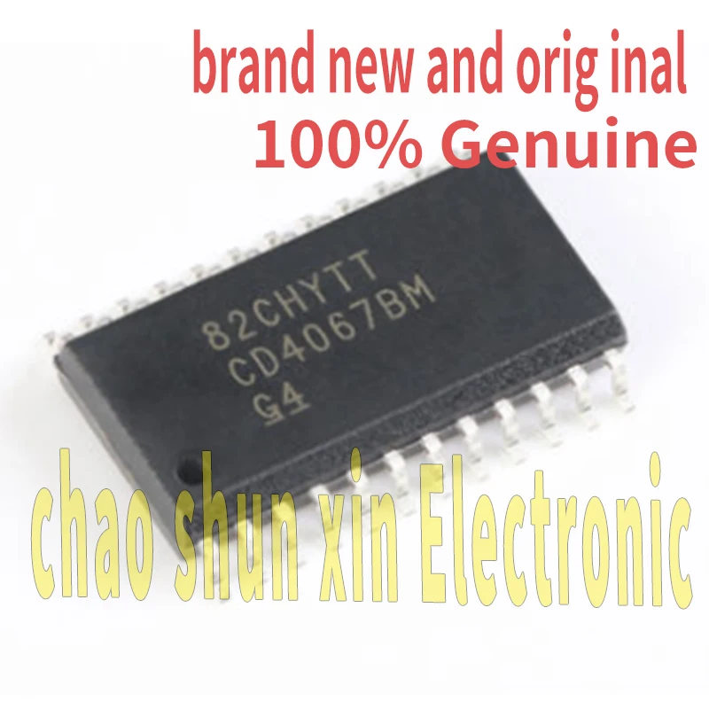 10 Cd4067Bm96 Brand New Genuine Silk Screen Cd4067Bm Smd Sop-24 Analog Switch Chip
10 Cd4067Bm96 Brand New Genuine Silk Screen Cd4067Bm Smd Sop-24 Analog Switch Chip