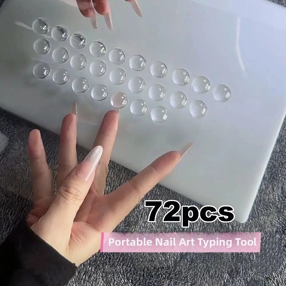 36/72/108 Pcs 0.62'' Keyboard Stickers Clear Raised Nail Art Typing Sticker Long Nail Keyboard Covers
36/72/108 Pcs 0.62'' Keyboard Stickers Clear Raised Nail Art Typing Sticker Long Nail Keyboard Covers