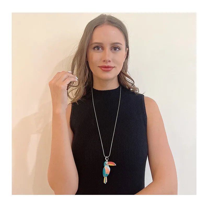 Special Necklace Popular Color Bird Sweater Chain Foreign Trade Hot-selling New Women's Necklace
Special Necklace Popular Color Bird Sweater Chain Foreign Trade Hot-selling New Women's Necklace