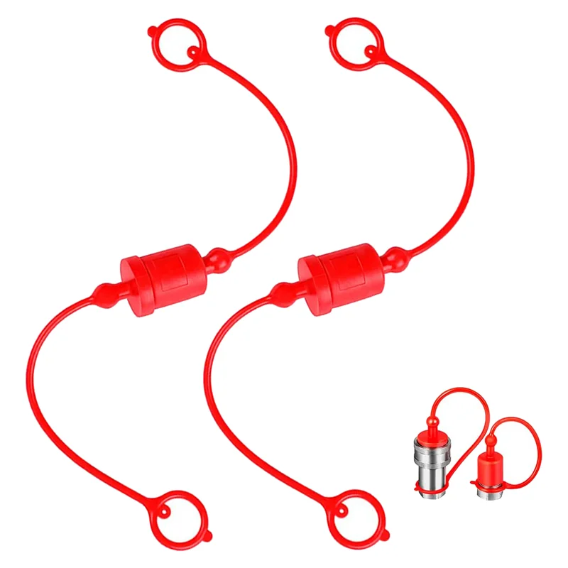 ABKY-ISO-B 1/4 Hydraulic Quick Coupler Male Dust Cap and Female Plug Cover, Fits Hydraulic Quick Disconnects Coupler
ABKY-ISO-B 1/4 Hydraulic Quick Coupler Male Dust Cap and Female Plug Cover, Fits Hydraulic Quick Disconnects Coupler