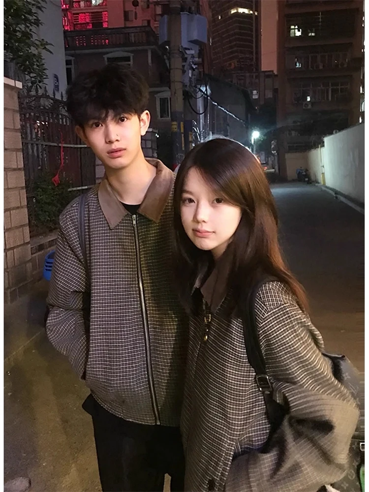 American Retro Plaid Collar Men's Jaet Autumn Spring Ws Prince Design Sense Harrington Coat Stand Fit Casual Sle
American Retro Plaid Collar Men's Jaet Autumn Spring Ws Prince Design Sense Harrington Coat Stand Fit Casual Sle