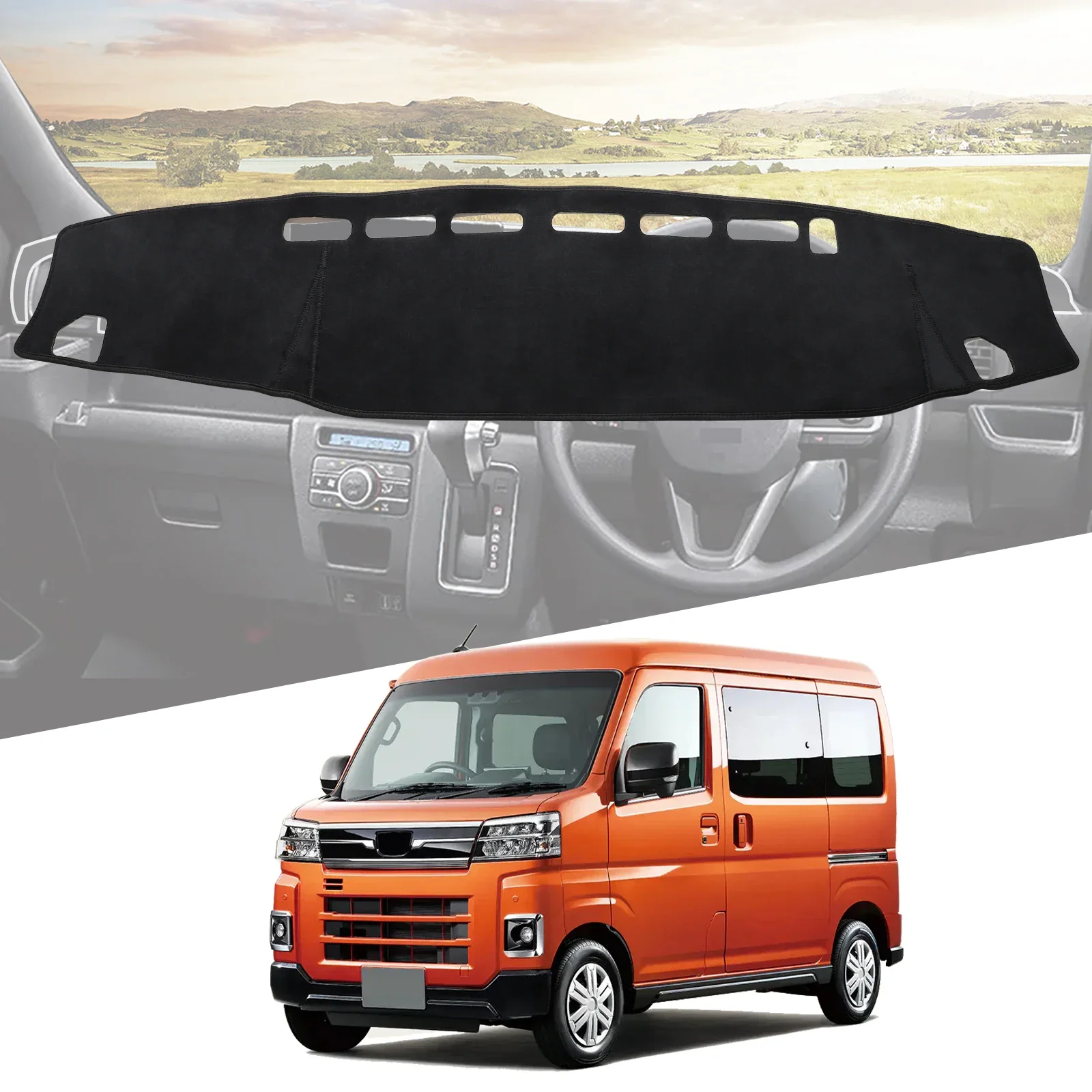 Для Daihatsu Atrai S700 S710 2022 2023 2024: Защитный коврик-накладка на приборную панель, солнцезащитный коврик, аксессуары, ковер
Для Daihatsu Atrai S700 S710 2022 2023 2024: Защитный коврик-накладка на приборную панель, солнцезащитный коврик, аксессуары, ковер