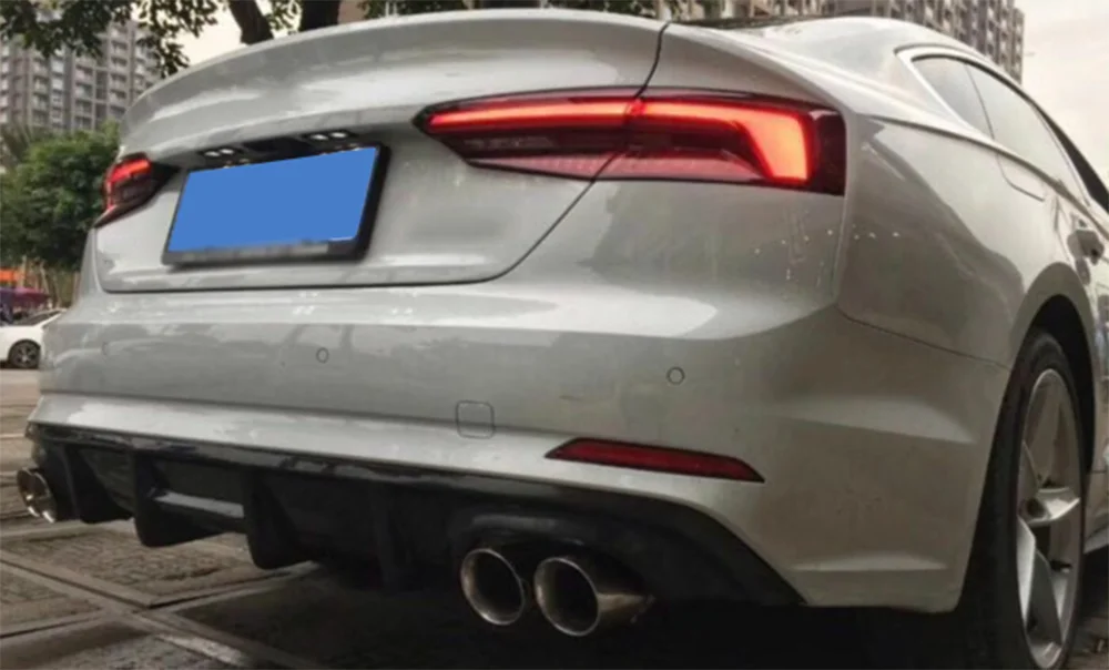 JCHEY Carbon Fiber Rear Lip Spoiler Diffuser for Audi A5 Sline S5 Sedan 4 door Not A5 Standard 2017 2018 FRP Rear Lip 
JCHEY Carbon Fiber Rear Lip Spoiler Diffuser for Audi A5 Sline S5 Sedan 4 door Not A5 Standard 2017 2018 FRP Rear Lip