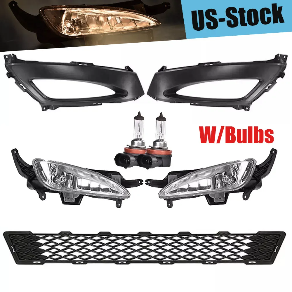 For 2011 2012 2013 Kia Optima Front Bumper Fog Light Lamp W/Bezel & Lower Grille
For 2011 2012 2013 Kia Optima Front Bumper Fog Light Lamp W/Bezel & Lower Grille