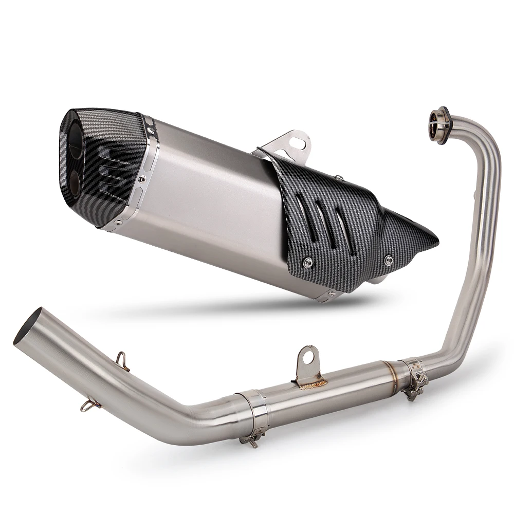 For CFMOTO 250SR 300SR NK250 NK300 Motorcycle Exhaust Stainless Full System Manifold Connect S7 Double Hole Muffler
For CFMOTO 250SR 300SR NK250 NK300 Motorcycle Exhaust Stainless Full System Manifold Connect S7 Double Hole Muffler
