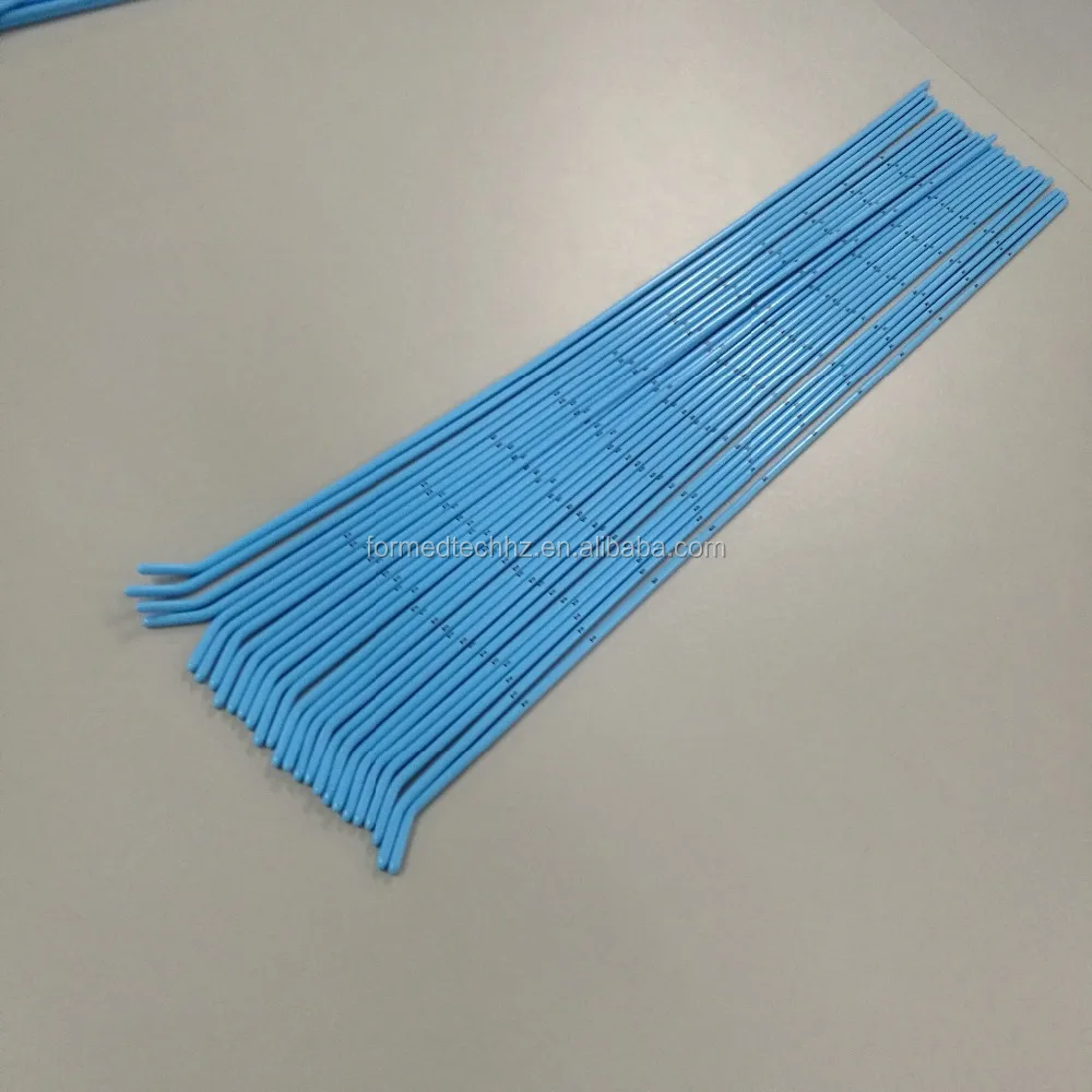 General medical supplier PE material endotracheal tube bougie introducer with curved tip
General medical supplier PE material endotracheal tube bougie introducer with curved tip