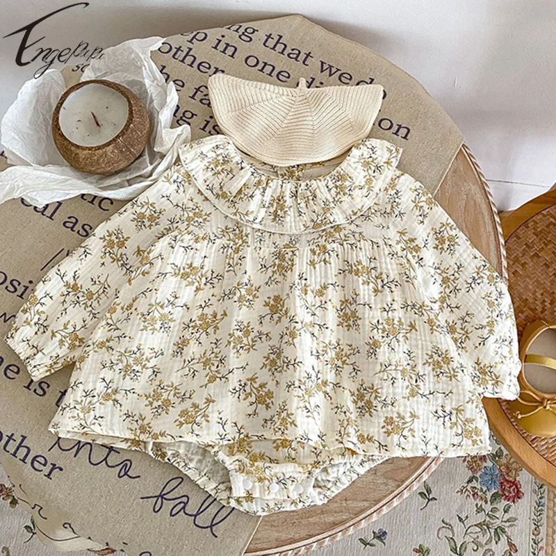 Korean Style Baby Girls Rompers Toddler Baby Girls Long Sleeves Floral Girls Spring Autumn Infant Baby Grils Jumpsuit Clothes
Korean Style Baby Girls Rompers Toddler Baby Girls Long Sleeves Floral Girls Spring Autumn Infant Baby Grils Jumpsuit Clothes
