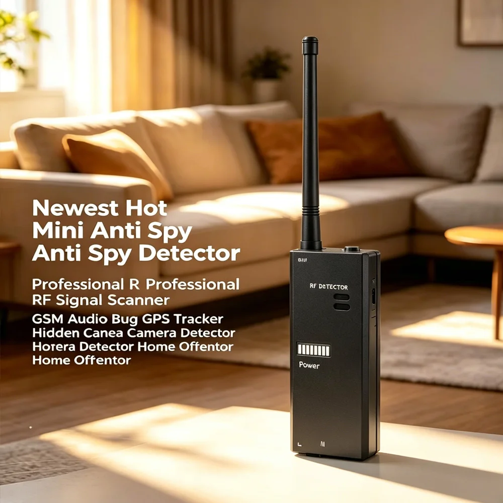 Anti Spy Detector RF Signal Scanner Bug GPS Tracker Finder 10MHz-8GHz Spy Ger Detectionfor Privacy Security in Hotels Meetings
Anti Spy Detector RF Signal Scanner Bug GPS Tracker Finder 10MHz-8GHz Spy Ger Detectionfor Privacy Security in Hotels Meetings