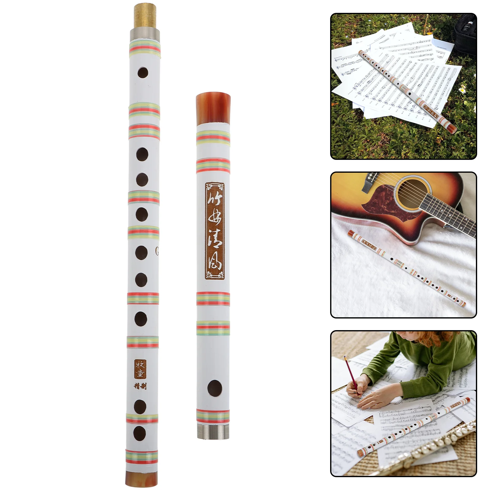 Bitter Bamboo Flute Two-Section Design Stable Structure Exquisite Engravings Perfect for Chinese Style Music
Bitter Bamboo Flute Two-Section Design Stable Structure Exquisite Engravings Perfect for Chinese Style Music
