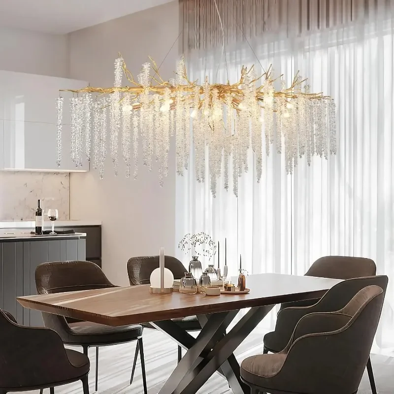 SANDYHA современная светодиодная хрустальная люстра в виде ветки, художественный светильник, вилла, гостиная, столовая, домашний декор, роскошный акцент
SANDYHA современная светодиодная хрустальная люстра в виде ветки, художественный светильник, вилла, гостиная, столовая, домашний декор, роскошный акцент