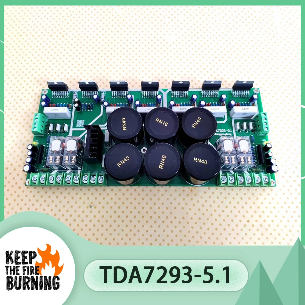For Fever 5.1 TDA7293 Post Fever Amplifier Board TDA7293-5.1 11×25.4×3.8cm Channel :5×100w+150w
For Fever 5.1 TDA7293 Post Fever Amplifier Board TDA7293-5.1 11×25.4×3.8cm Channel :5×100w+150w