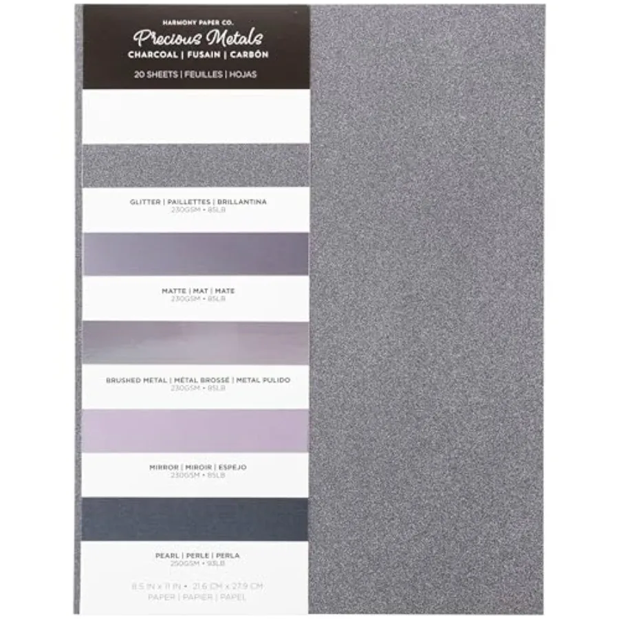 Бумага для творчества Shimmer Cardstock 8.5 x 11 дюймов - Набор из 20 листов с блестками, металлическим и перламутровым эффектом для скрапбукинга и изготовления открыток, плотность 85 фунтов/кв. м.
Бумага для творчества Shimmer Cardstock 8.5 x 11 дюймов - Набор из 20 листов с блестками, металлическим и перламутровым эффектом для скрапбукинга и изготовления открыток, плотность 85 фунтов/кв. м.