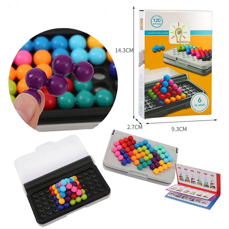 Intelligent Magic Bead Game DIY Puzzle Development Thinking Training Toy Children's Logic Space 2-Person Parent Child Game
Intelligent Magic Bead Game DIY Puzzle Development Thinking Training Toy Children's Logic Space 2-Person Parent Child Game