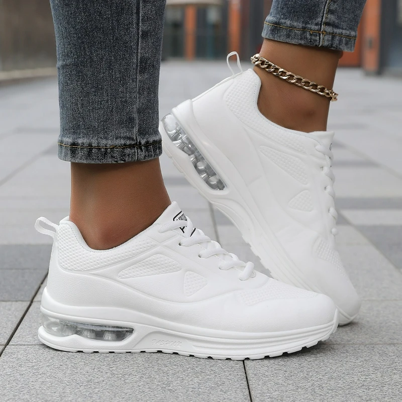 Men's Air Cushion Lace-Up Casual Sneakers, Men's Lightweight Walking Footwear, Men's Non Slip Outdoor Breathable Trainers
Men's Air Cushion Lace-Up Casual Sneakers, Men's Lightweight Walking Footwear, Men's Non Slip Outdoor Breathable Trainers