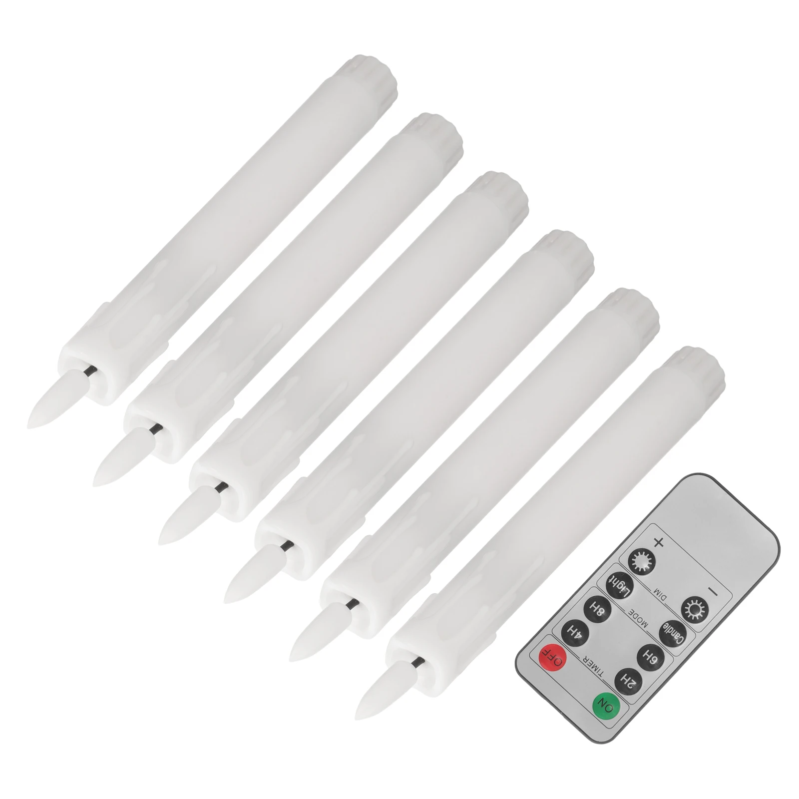 6Pcs Operated Taper Candles Flameless LED Candles Realistic Flickering Effect for Romantic Home Event Decoration
6Pcs Operated Taper Candles Flameless LED Candles Realistic Flickering Effect for Romantic Home Event Decoration