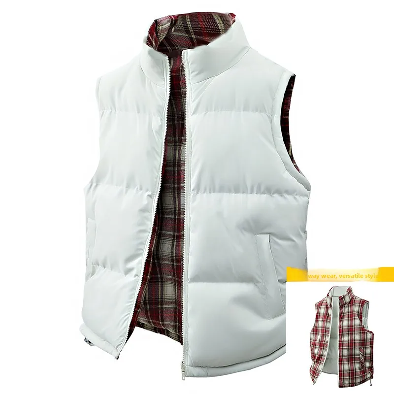 Double-Sided Wear Men's Vest Cotton Warmth ex Svel Faionable Casual Wearable on Both Sides Warmth Youth Trend
Double-Sided Wear Men's Vest Cotton Warmth ex Svel Faionable Casual Wearable on Both Sides Warmth Youth Trend