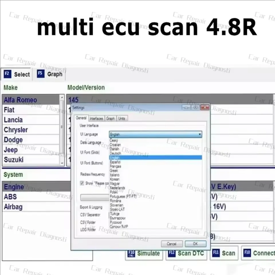 Hot Sale multiecuscan fiat original software Multiecuscan For NYO4.0Fiat/ Chrysler /Dodge/Jeep/Suzuki Scanner Software V4.8 Work
Hot Sale multiecuscan fiat original software Multiecuscan For NYO4.0Fiat/ Chrysler /Dodge/Jeep/Suzuki Scanner Software V4.8 Work