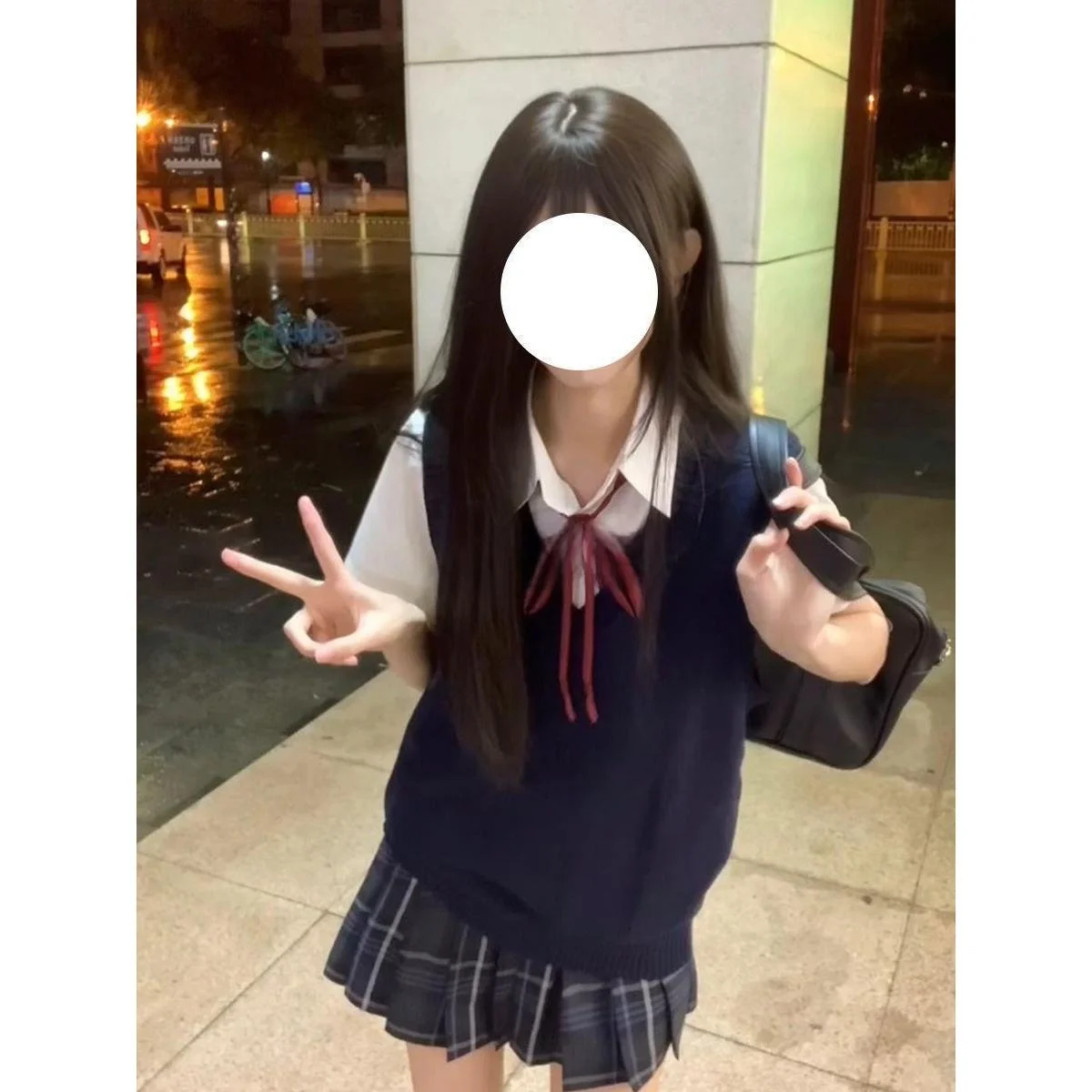 plus Size Japanese Style School Uniform Knitted Top Sleeveless Vest Autumn Winter New Style Layering Inner Wear White Shirt Set
plus Size Japanese Style School Uniform Knitted Top Sleeveless Vest Autumn Winter New Style Layering Inner Wear White Shirt Set