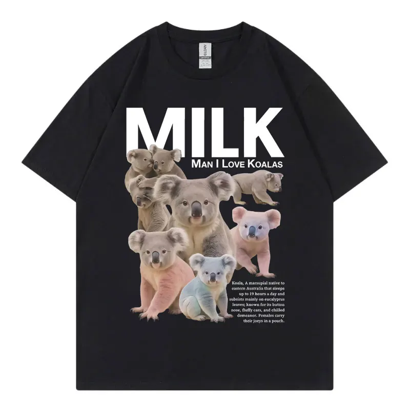 Man I Love Koalas Funny Meme Graphic T Shirts Men's Women's Clothing Fashion Cute T-shirts High Quality Cotton Oversized T-shirt
Man I Love Koalas Funny Meme Graphic T Shirts Men's Women's Clothing Fashion Cute T-shirts High Quality Cotton Oversized T-shirt