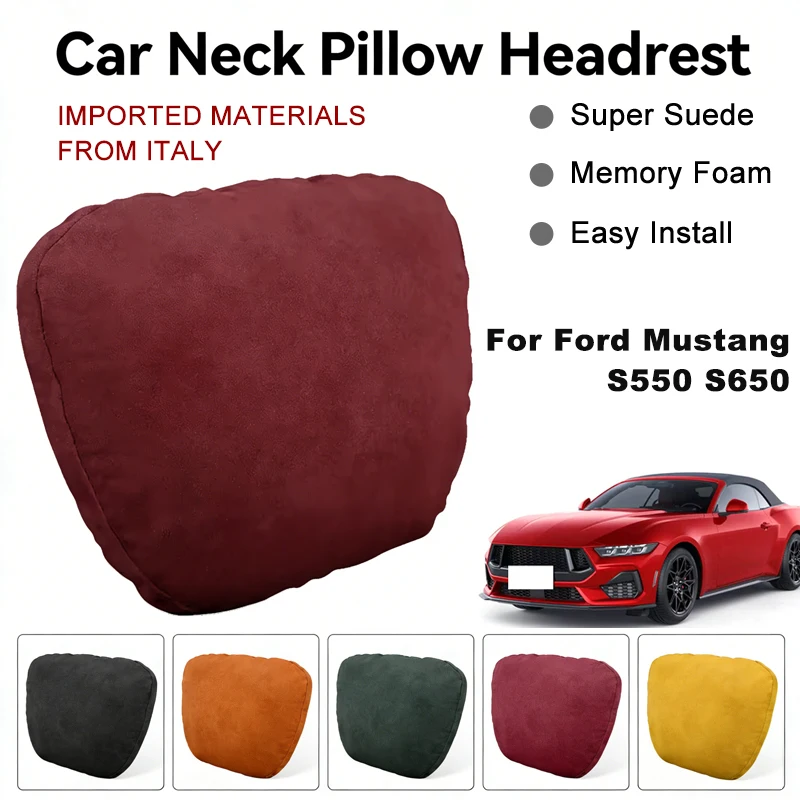 Italy Suede Car Neck Rest Pillow For Ford Mustang S550 S650 Seat Head Neck Support Cushion Auto Interior Accessories
Italy Suede Car Neck Rest Pillow For Ford Mustang S550 S650 Seat Head Neck Support Cushion Auto Interior Accessories