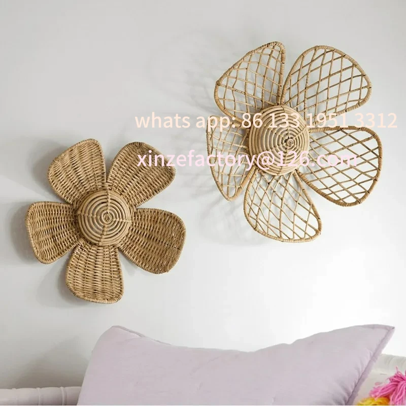 Customizable INS Nordic Woven Rattan Flower Wall Ornaments Natural Rattan Crafts Art Countryside Pastoral Homestay
Customizable INS Nordic Woven Rattan Flower Wall Ornaments Natural Rattan Crafts Art Countryside Pastoral Homestay