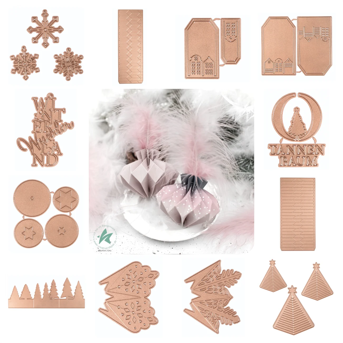 Hexagon Box 3D Christmas Tree Folded Snowflake Plissee Diamant Houses Circle Cutting Dies for New 2025 Scrapbooking Card Craft
Hexagon Box 3D Christmas Tree Folded Snowflake Plissee Diamant Houses Circle Cutting Dies for New 2025 Scrapbooking Card Craft
