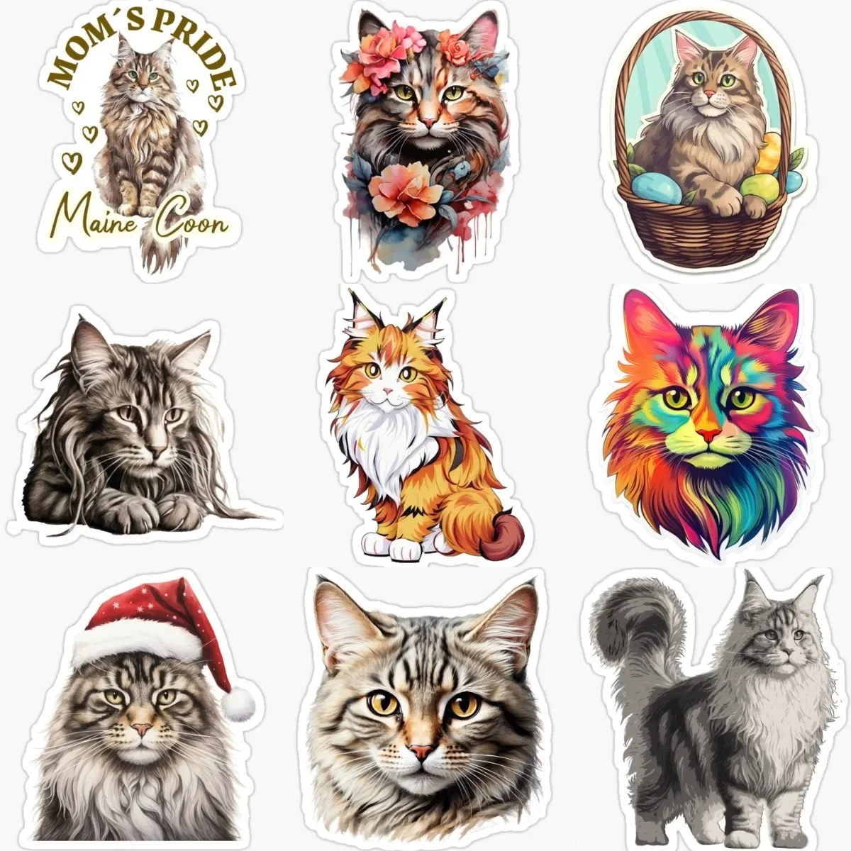 Creative Maine Coon Cat Cute Pets PVC Personalized Stickers for Decorate Fridge Room Window Wall Car Van Decal Accessories
Creative Maine Coon Cat Cute Pets PVC Personalized Stickers for Decorate Fridge Room Window Wall Car Van Decal Accessories