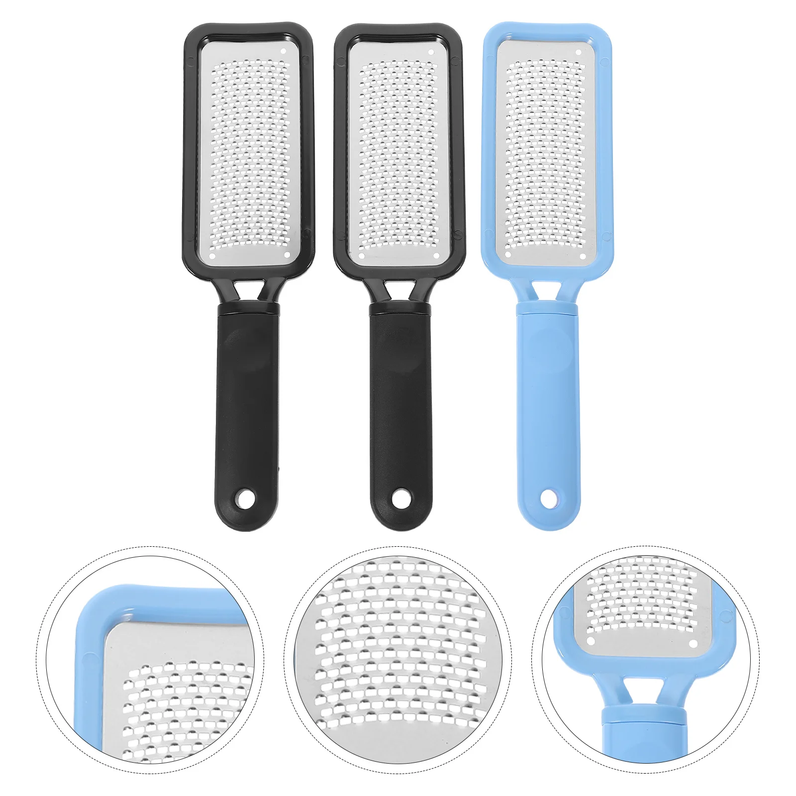 3Pcs Foot File Double Sided Stainless Steel Dead Skin Remover for Callus Pedicure Tool Hard Skin Cuticle Removal Professional
3Pcs Foot File Double Sided Stainless Steel Dead Skin Remover for Callus Pedicure Tool Hard Skin Cuticle Removal Professional