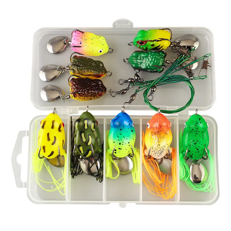 Приманка для рыбы 5-10 шт.SMini Small Thunder Frog Lure Bait3cm4gДвойной крючок Черная поддельная приманка для рыбалки с двойной бородатой лягушкой-жабой
Приманка для рыбы 5-10 шт.SMini Small Thunder Frog Lure Bait3cm4gДвойной крючок Черная поддельная приманка для рыбалки с двойной бородатой лягушкой-жабой