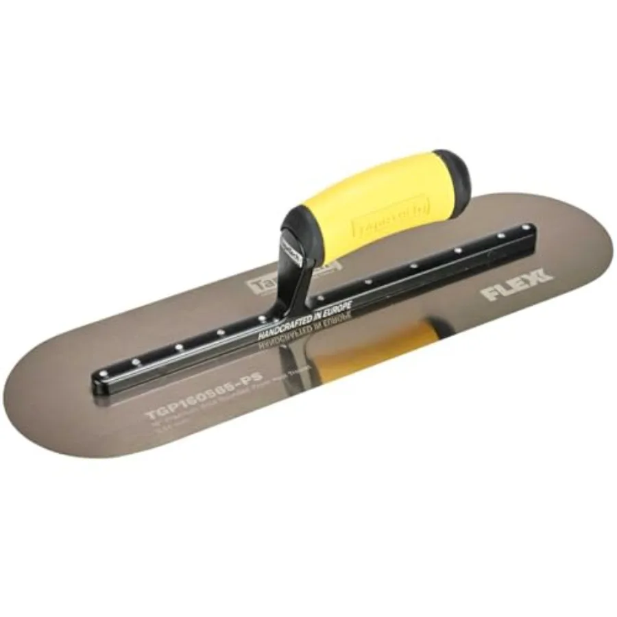 Pool trowel for professional plastering, stainless steel, gold finish, 16 x 4.7, corrosion-resistant and ergonomic
Pool trowel for professional plastering, stainless steel, gold finish, 16 x 4.7, corrosion-resistant and ergonomic