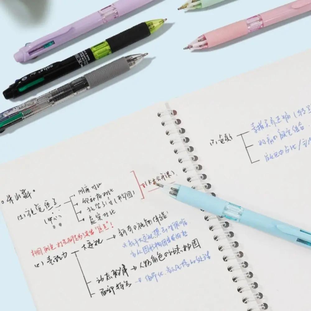 6pcs 4 in 1 Multicolor Ballpoint Pens 0.7mm Refill Rubber Grip Multicolor Retractable Pen Creative Stationery
6pcs 4 in 1 Multicolor Ballpoint Pens 0.7mm Refill Rubber Grip Multicolor Retractable Pen Creative Stationery