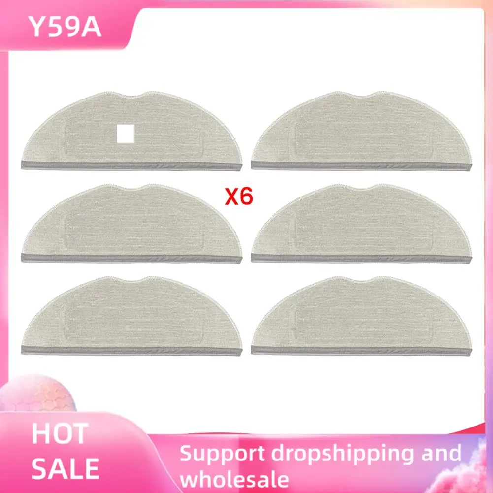 Y59A Mop Cloth Pads Set For Dreame Mova S10/Trouver S10/Mova S10 Plus/Trouver S10 Plus Spare Parts 6PCS
Y59A Mop Cloth Pads Set For Dreame Mova S10/Trouver S10/Mova S10 Plus/Trouver S10 Plus Spare Parts 6PCS