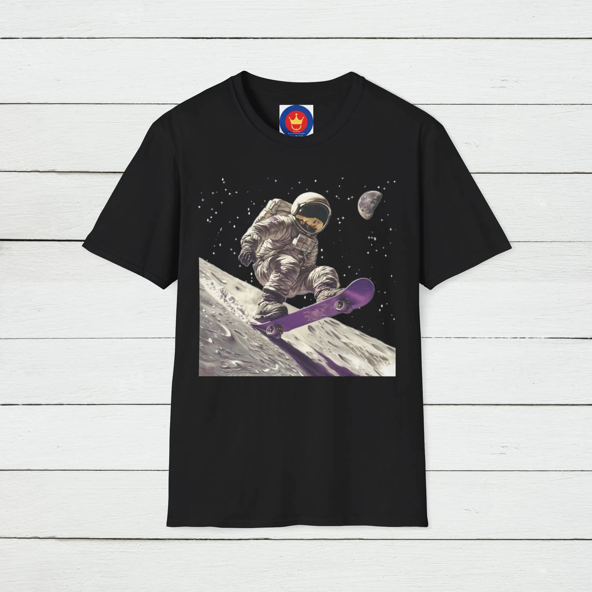 Astronaut T Shirt Funny Moon Spaceman Outer Space Skateboarding Skateboarder Skate 
Astronaut T Shirt Funny Moon Spaceman Outer Space Skateboarding Skateboarder Skate