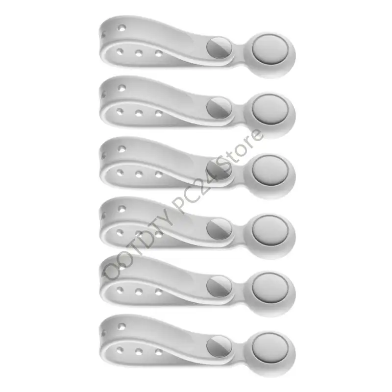 H7BA Silicone Cable Ties, 6pcs Adjustable Reusable Cord Organizers Elastic Cord Ties for Tidy Workspaces
H7BA Silicone Cable Ties, 6pcs Adjustable Reusable Cord Organizers Elastic Cord Ties for Tidy Workspaces