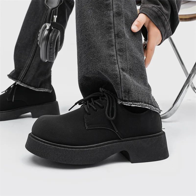 Men's Suede Derby Boots Chunky Platform Round Toe Low Top Ankle Boots Breathable Casual Shoes Spring Summer Men's Fashion
Men's Suede Derby Boots Chunky Platform Round Toe Low Top Ankle Boots Breathable Casual Shoes Spring Summer Men's Fashion