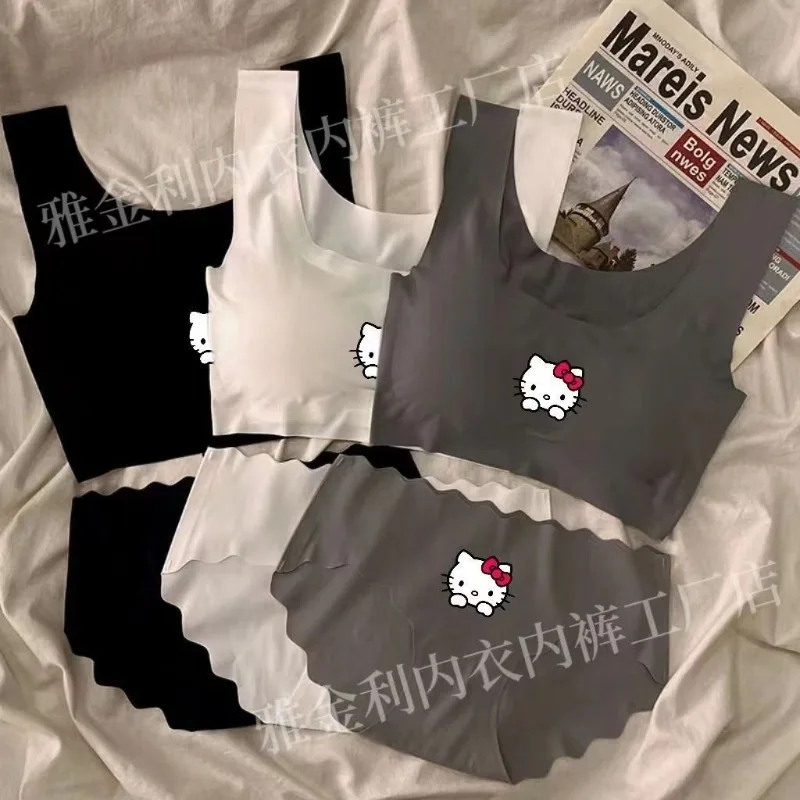 Cartoon Sanrio Hello Kitt Ice Silk Underwear Traceless Suit Sports Good Looks Gift Fashion Hot Selling Wholesale Cute Simple New
Cartoon Sanrio Hello Kitt Ice Silk Underwear Traceless Suit Sports Good Looks Gift Fashion Hot Selling Wholesale Cute Simple New