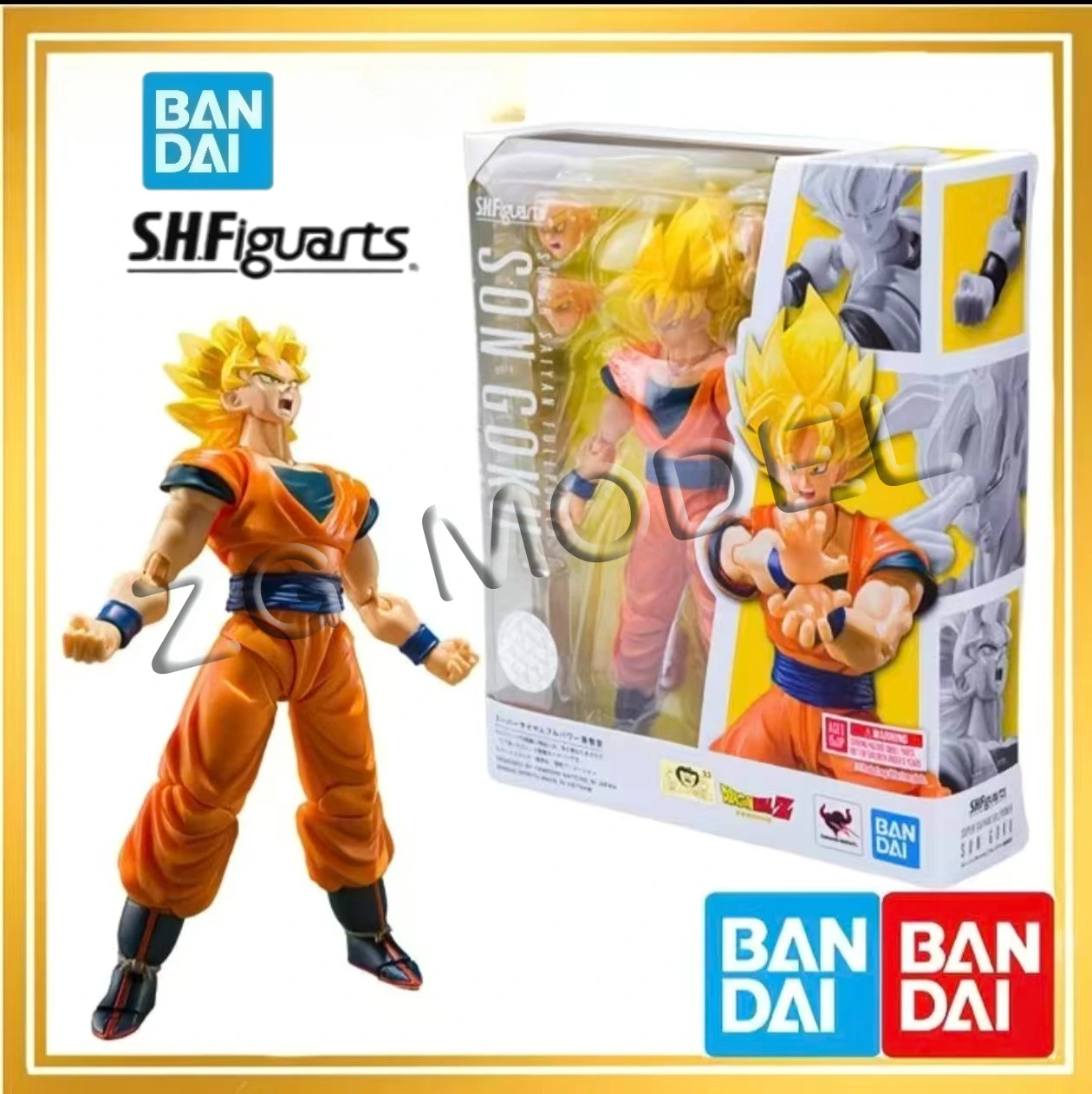 Bandai SHF Sharu Games Super Saiyan Full Power Earth Black Hair Sun Wukong Agent Version
Bandai SHF Sharu Games Super Saiyan Full Power Earth Black Hair Sun Wukong Agent Version