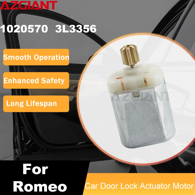 AZGIANT Car Door lock with adjusting motor 8 teeth 1020570 3L3356 For 2018-2020 Alfa Romeo Stelvio micro carbon brush motor
AZGIANT Car Door lock with adjusting motor 8 teeth 1020570 3L3356 For 2018-2020 Alfa Romeo Stelvio micro carbon brush motor