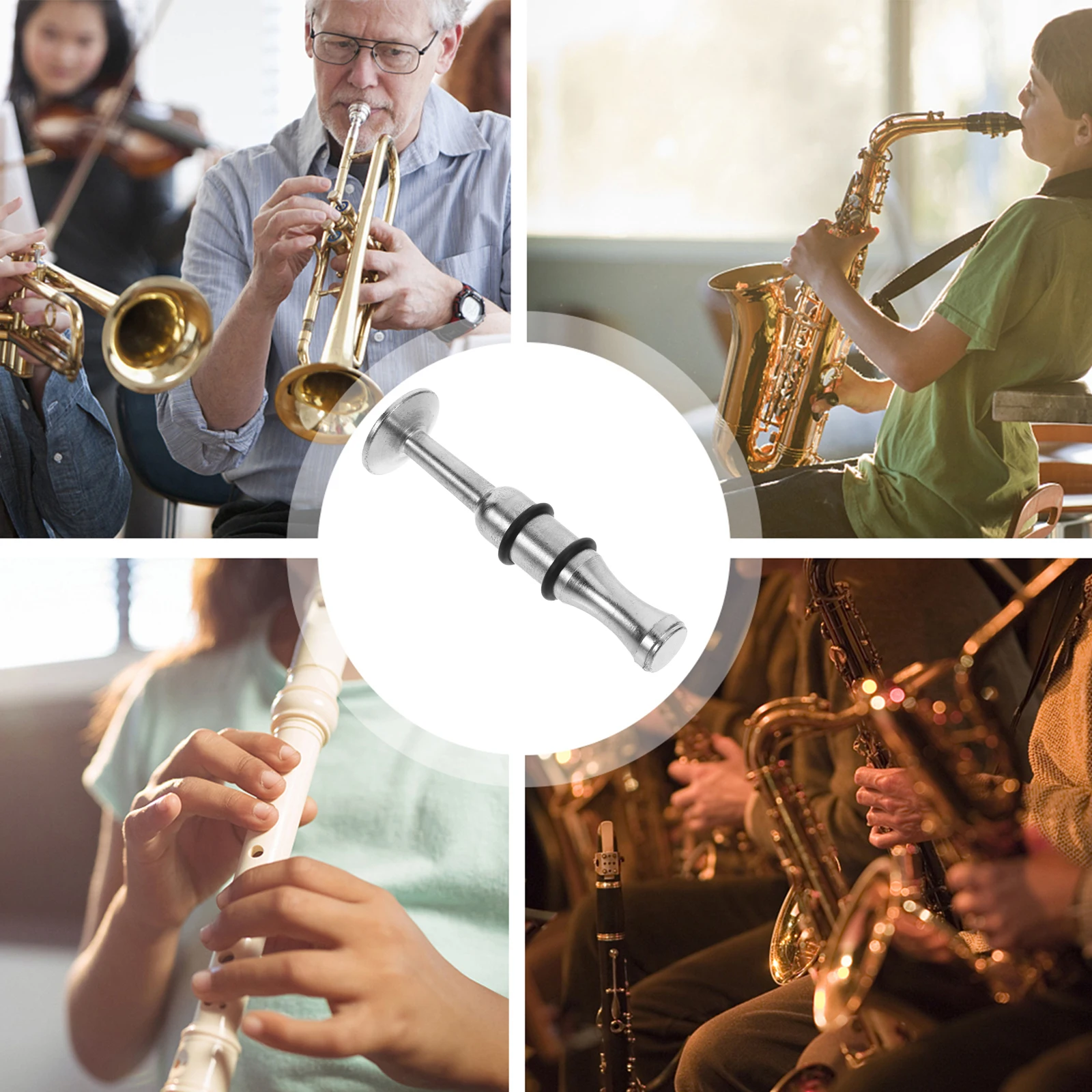 Mouthpiece Practice Device for Trumpet Trombone Trainer Replacement Wind Instruments Accessories Stainless Steel Professional
Mouthpiece Practice Device for Trumpet Trombone Trainer Replacement Wind Instruments Accessories Stainless Steel Professional