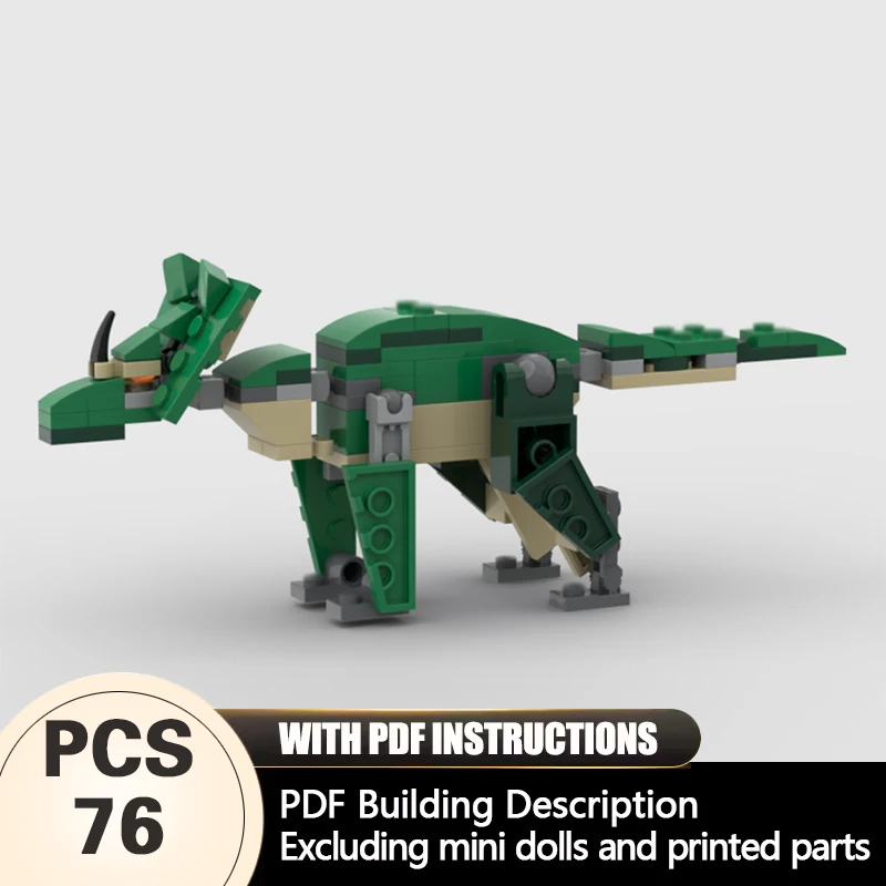 Creators Animal Series Model MOC Building Bricks Coronosaurus Modular Technology Gifts Holiday Assemble Children Toys Suit
Creators Animal Series Model MOC Building Bricks Coronosaurus Modular Technology Gifts Holiday Assemble Children Toys Suit