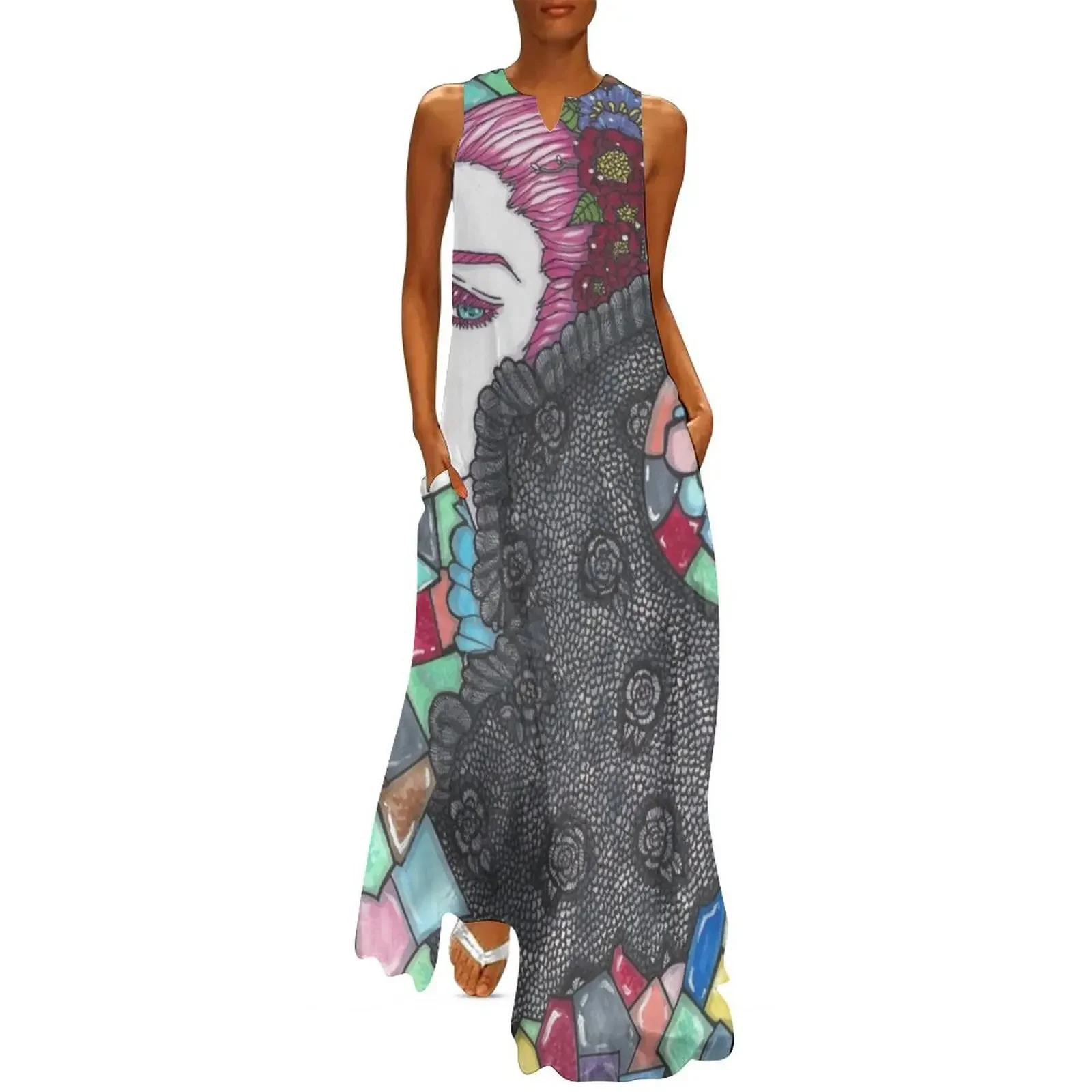 The Widow Long Dress elegant women's sets summer woman dress 2025 Women's summer long dress
The Widow Long Dress elegant women's sets summer woman dress 2025 Women's summer long dress