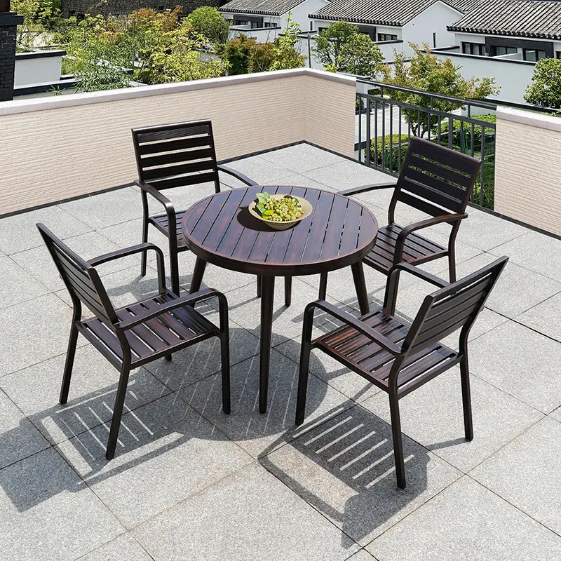 Outdoor tables and chairs courtyard outdoor dining table and chairs sun-resistant outdoor balcony leisure table and chairs garde
Outdoor tables and chairs courtyard outdoor dining table and chairs sun-resistant outdoor balcony leisure table and chairs garde
