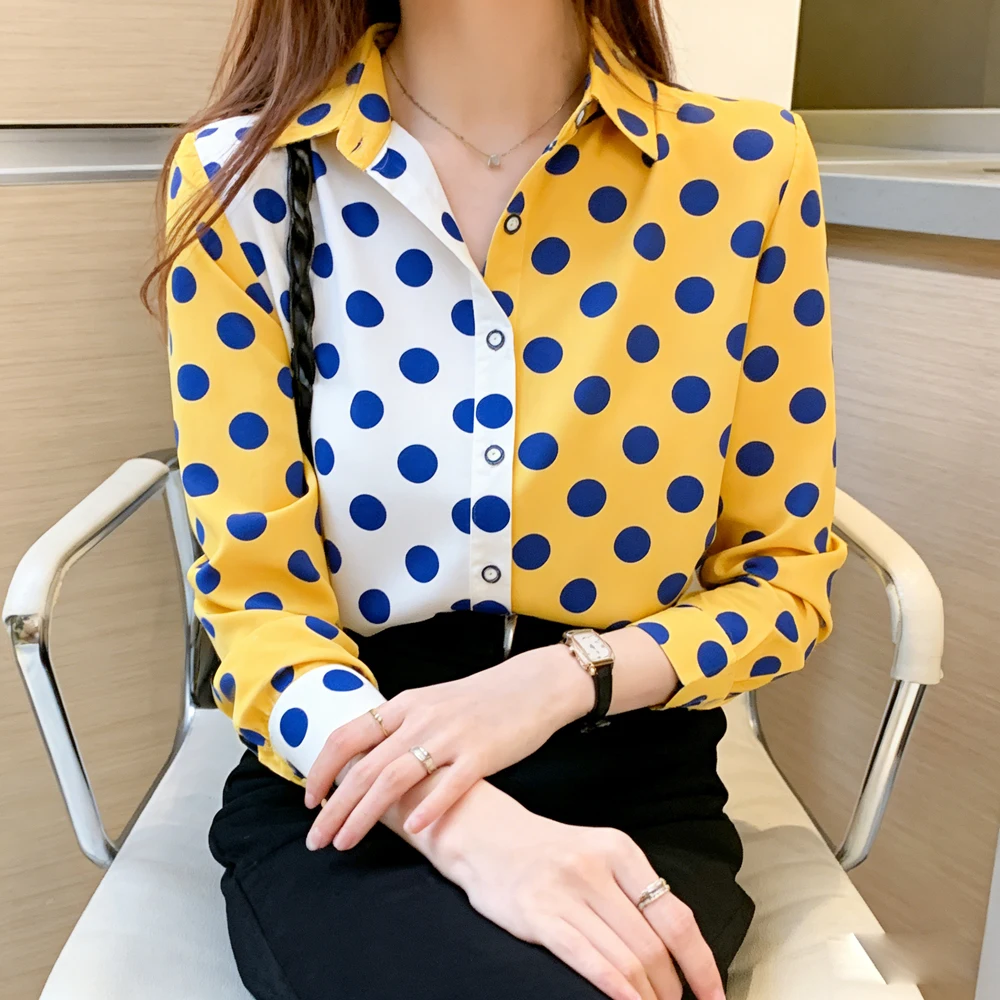 Women Spring Elegant Turn Down Colar Blouse Vintage Popular Printing Slim Shirts Autumn Office Ladies Fashion Long Sleeve Tops
Women Spring Elegant Turn Down Colar Blouse Vintage Popular Printing Slim Shirts Autumn Office Ladies Fashion Long Sleeve Tops