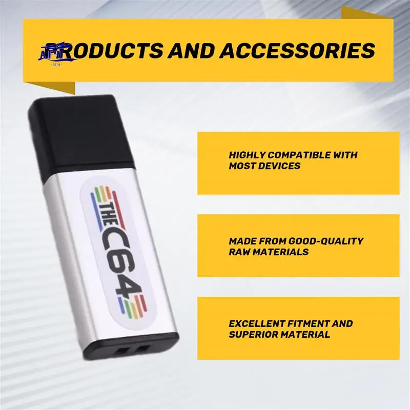 AF91-Replacement USB Stick For C64 Mini Retro Game Console Plug And Play USB Stick U Disk Game Disk With 5370 Games
AF91-Replacement USB Stick For C64 Mini Retro Game Console Plug And Play USB Stick U Disk Game Disk With 5370 Games