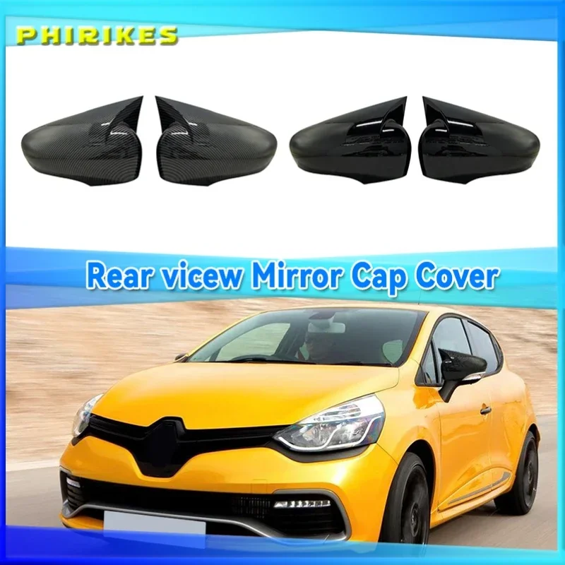 Renault Clio MK4 for 4 2 PCs ABS plastic bat wing mirror covers rearview mirror case cover glossy black car accessories
Renault Clio MK4 for 4 2 PCs ABS plastic bat wing mirror covers rearview mirror case cover glossy black car accessories