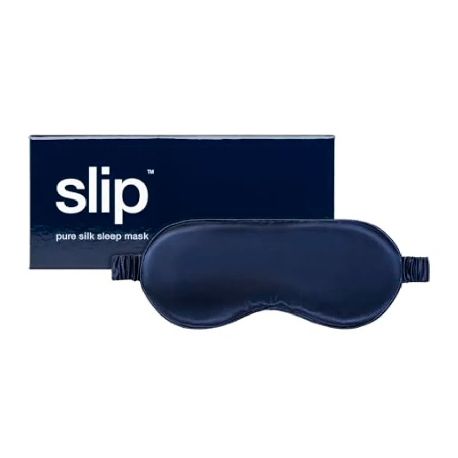 slip Pure Silk Sleep Mask - Navy 100 Mulberry Silk, Ultra Soft Comfortable, Blocks Light for Restful Sleep Adjustable Strap for
slip Pure Silk Sleep Mask - Navy 100 Mulberry Silk, Ultra Soft Comfortable, Blocks Light for Restful Sleep Adjustable Strap for