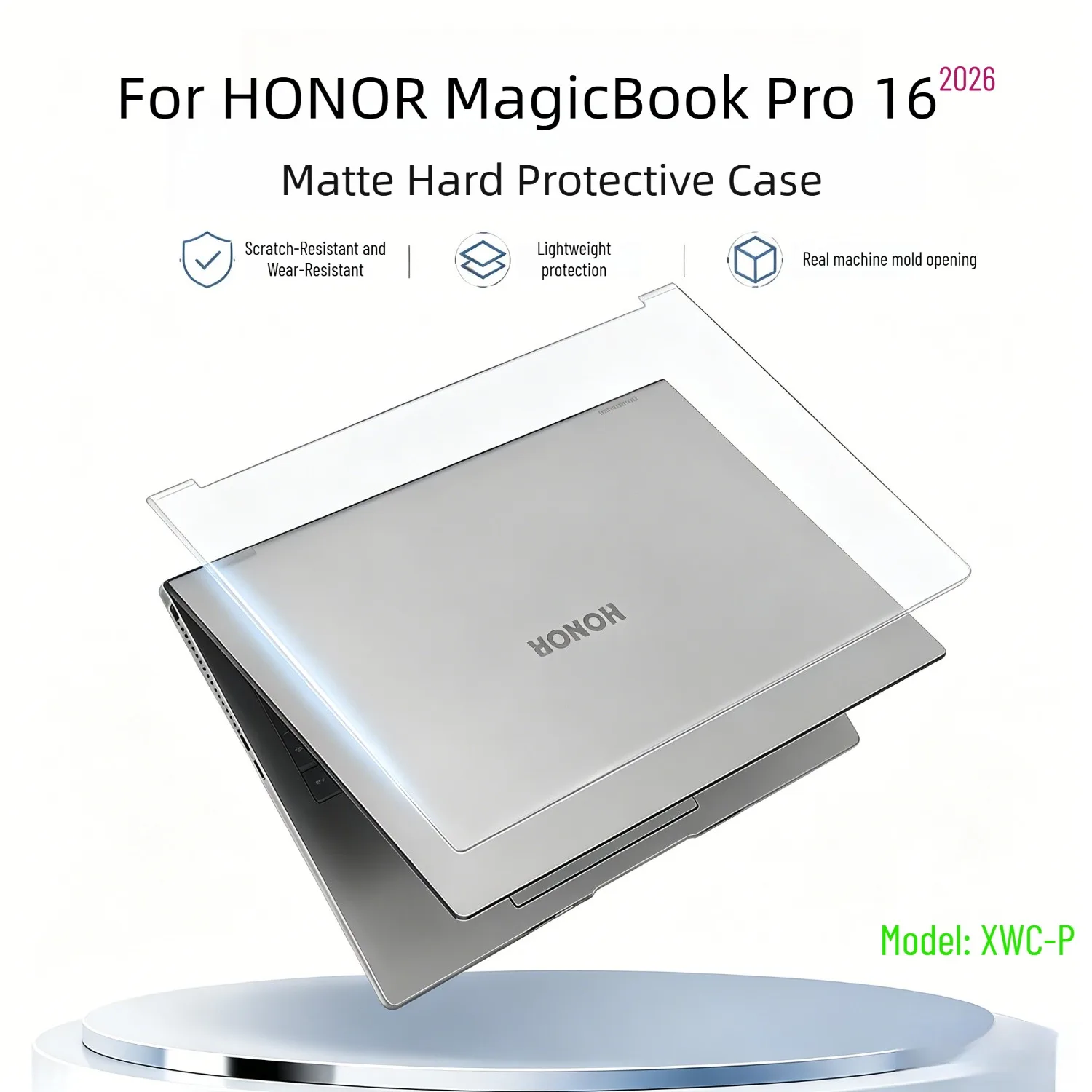 Laptop Case for New HONOR MagicBook Pro 16 2026 Case 16" XWC-P Slim Hard Protective Shell Anti-Scratch for MagicBook Pro16 2026
Laptop Case for New HONOR MagicBook Pro 16 2026 Case 16" XWC-P Slim Hard Protective Shell Anti-Scratch for MagicBook Pro16 2026