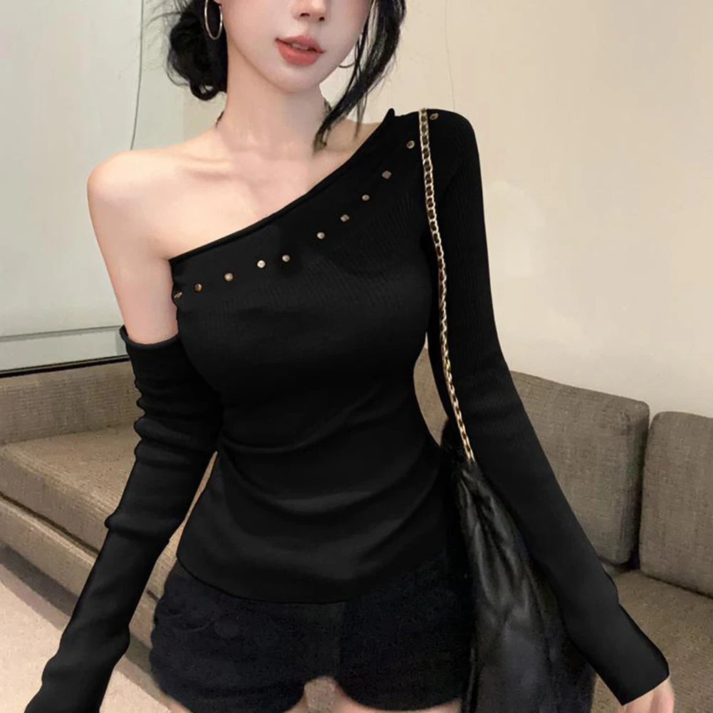 Autumn Night Out Casual Spring Fashion One Size Off-Shoulder Sweater Casual Regular Length Top Elastic Slim Top
Autumn Night Out Casual Spring Fashion One Size Off-Shoulder Sweater Casual Regular Length Top Elastic Slim Top