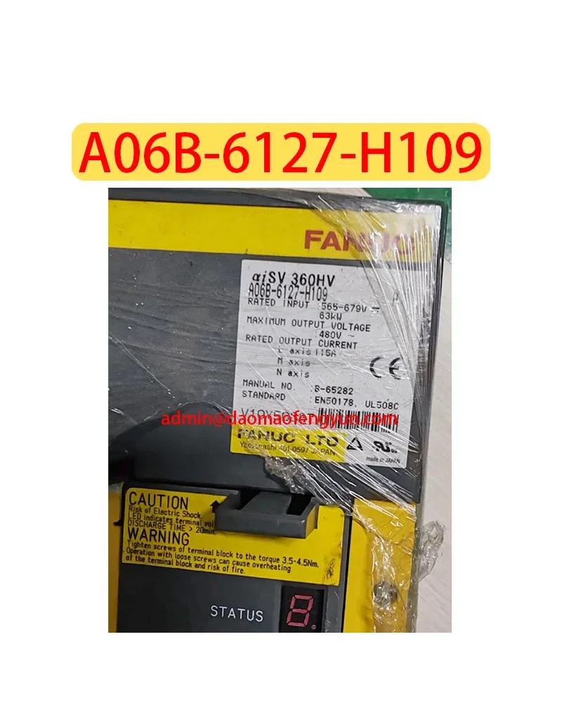 A06B-6127-H109 Used Servo Drive A06B 6127 H109,Fast shipping
A06B-6127-H109 Used Servo Drive A06B 6127 H109,Fast shipping